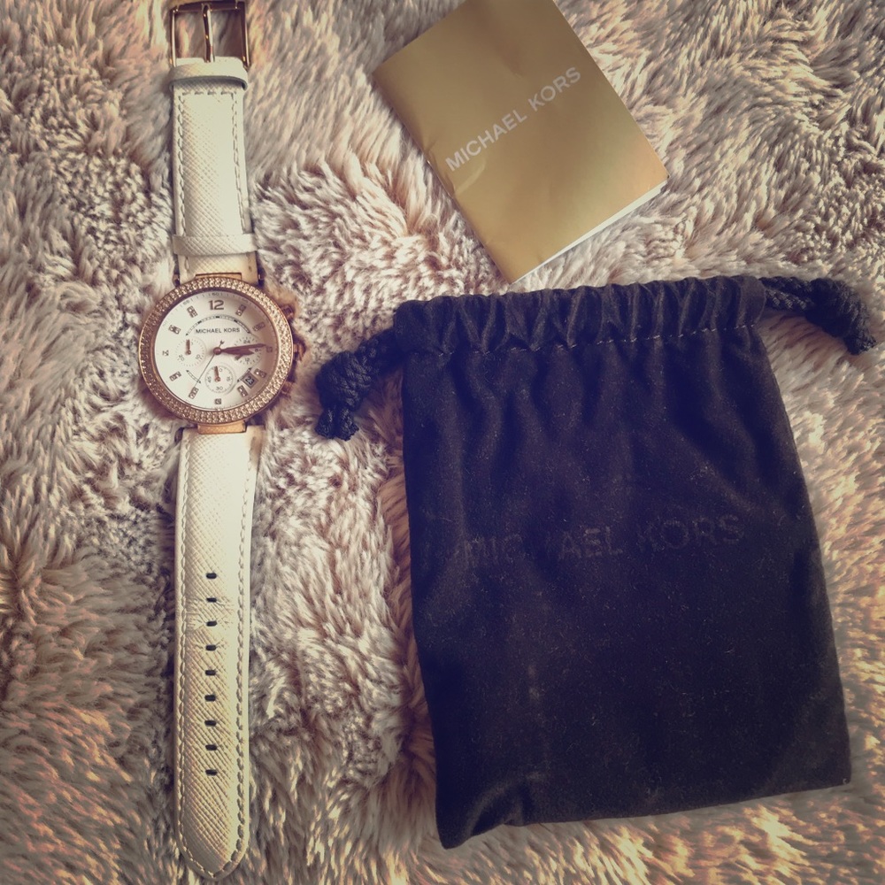 Rose gold Michael Kors watch
